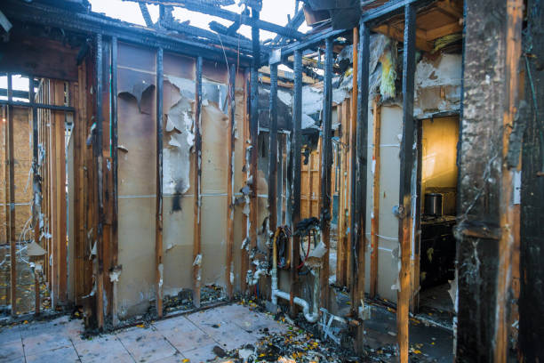 Professional Fire Board Up technician working in Monticello, KY